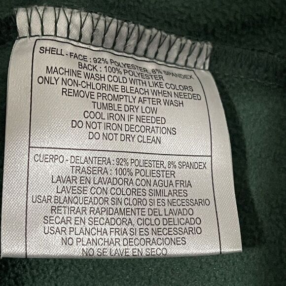 VTG Reebok Green Bay Packers Jacket Men XXL 2XL Hard Shell On Field Windbreaker - Picture 11 of 12